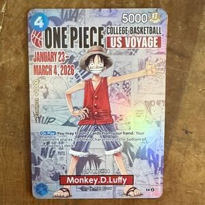 One Piece Monkey D. Luffy Trading Card - NCAA